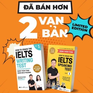 Combo 2 Sách How To Crack The IELTS Writing Test Vol.1 + How To Crack The IELTS Speaking Test Part 1