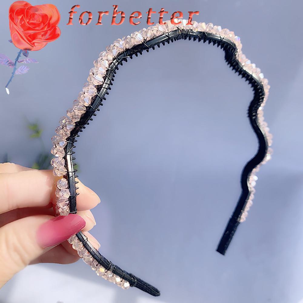 Băng đô cài tóc đính pha lê nhân tạo hình hoa nhiều màu sang trọng thời trang cho nữ