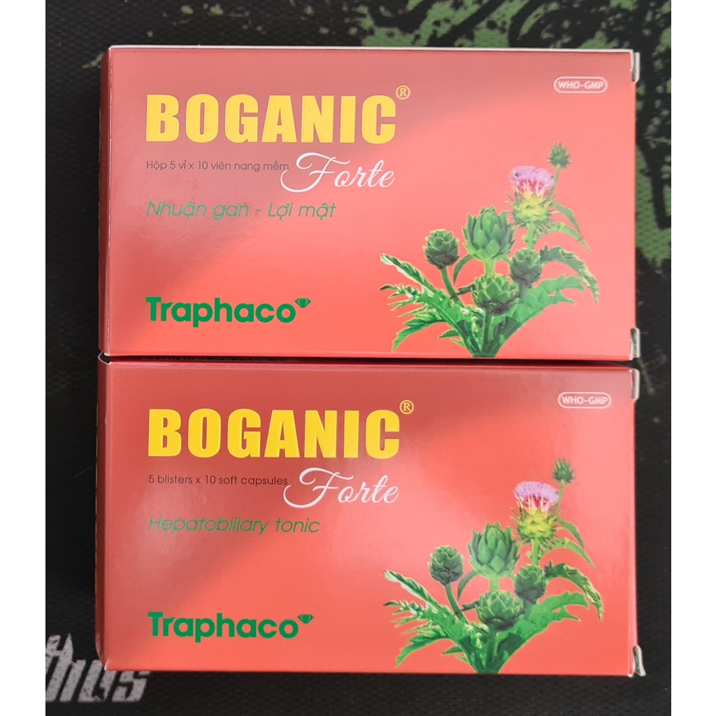 Boganic Traphaco Hộp 50 viên nang mềm - Viên uống hỗ trợ bổ gan