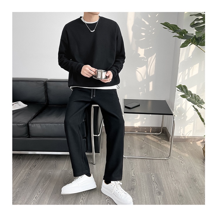 Bộ thu đông nam nữ trẻ trung năng động, quần áo dài tay nam nữ dáng Hàn Quốc 01