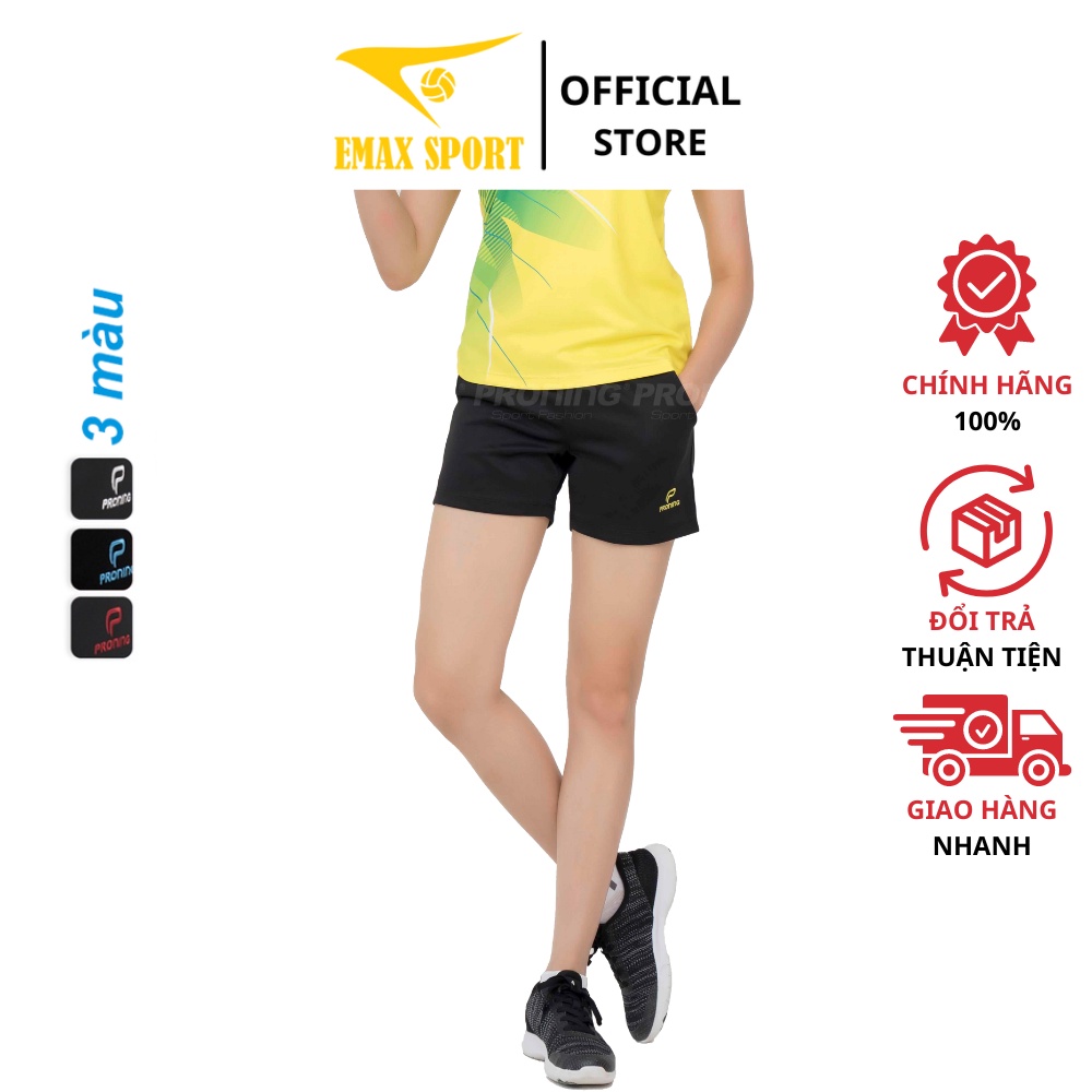 Quần thể thao nữ Proning, vải thun co giãn tốt, thấm hút mồ hôi ASC - 875