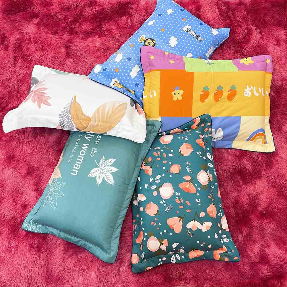 Vỏ gối nằm COTTON chính hãng TOPAZ kích cỡ 40 cm x 60 cm siêu mềm mịn an toàn cho làn da của bạn