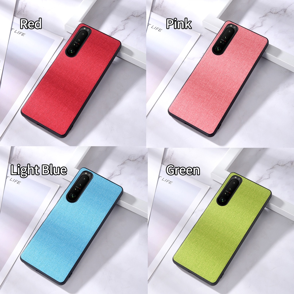 Ốp Điện Thoại Vải Siêu Mỏng Cho Sony Xperia 10 IV ACE III