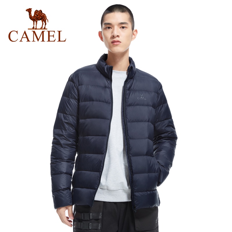 Áo khoác thể thao CAMEL cổ đứng siêu nhẹ giữ ấm dành cho nam