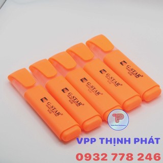 {Giá sỉ} [COMBO 1 HỘP] Bút dạ quang G-Star SJ-02 (Vàng, Cam) (10 cây/hộp)