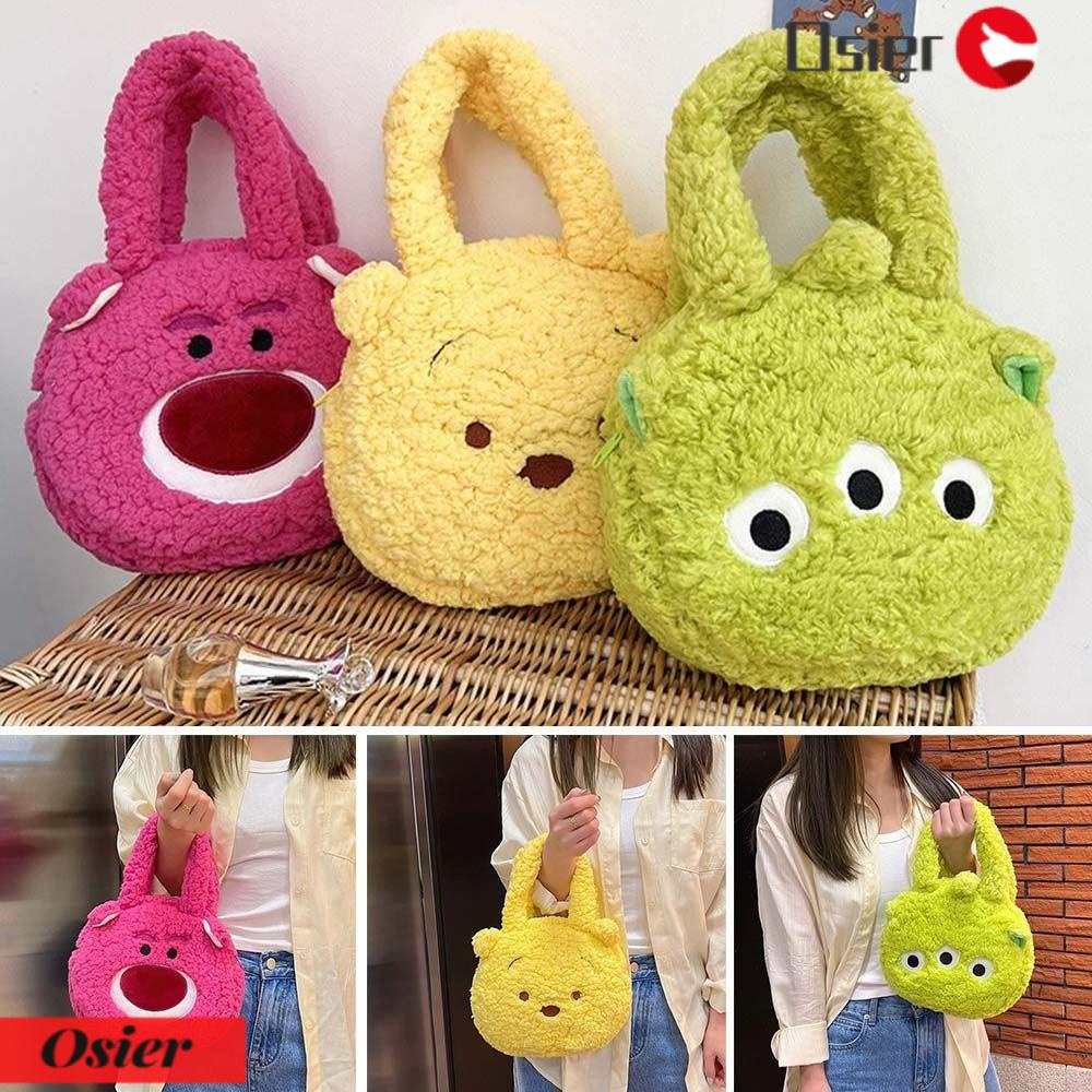 1 Túi Đeo Chéo Hình Thú Nhồi Bông Hoạt Hình Đáng Yêu Dành Cho Trẻ