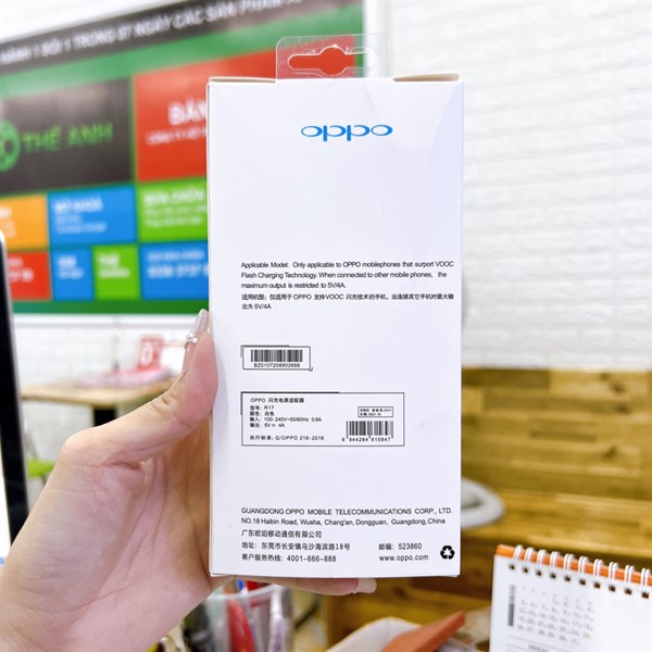 Bộ sạc nhanh Oppo Vooc R17 (Type-C) zin, hàng như hình