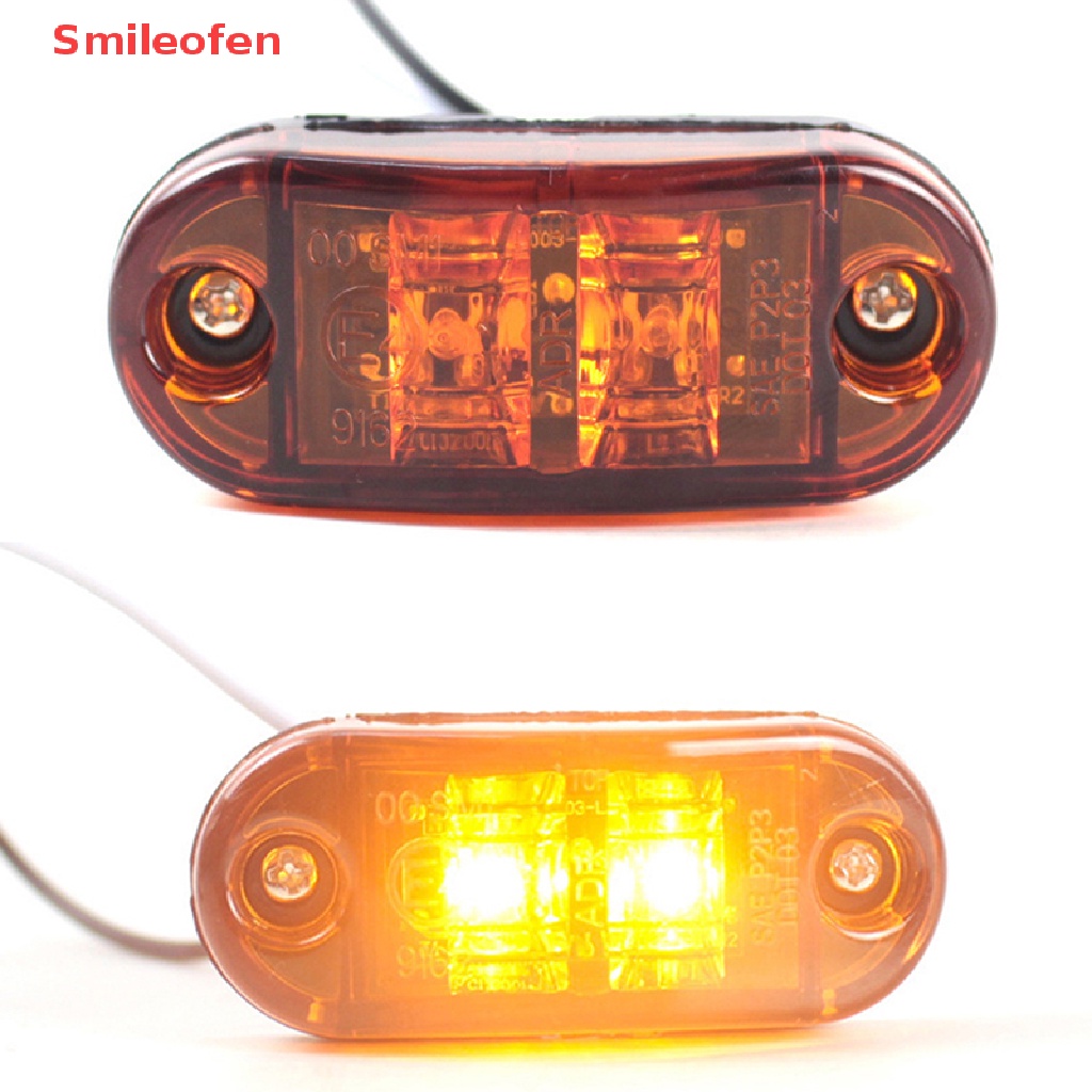 1 Đèn LED Cảnh Báo 10V 30V Ánh Sáng Trắng / Vàng / Đỏ Mới Cho Xe Hơi / Xe Tải