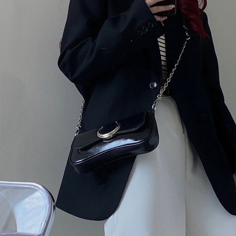 Túi đeo dưới cánh tay / Đeo Cánh Tay Khóa Mặt Trăng Cảm Giác Mới GXYXB335