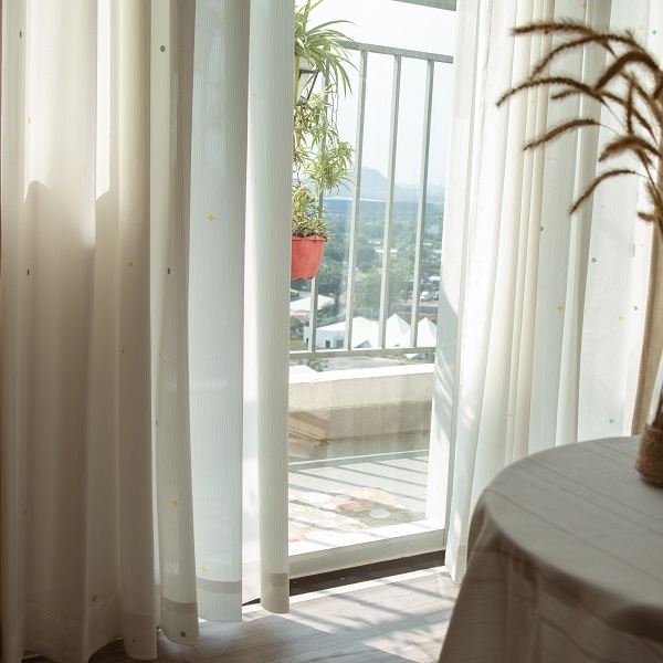 Rèm trang trí homestay, studio DU1660