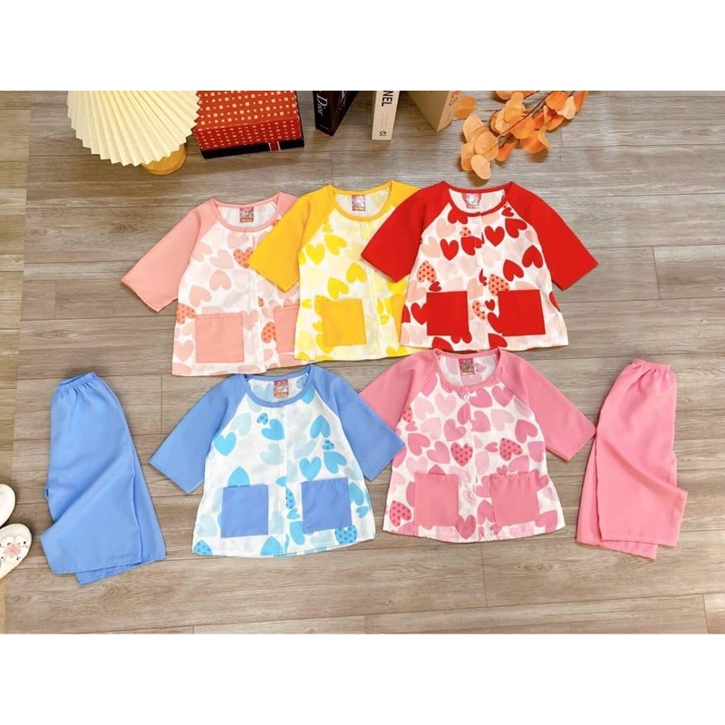 Bộ lụa bà ba bé gái