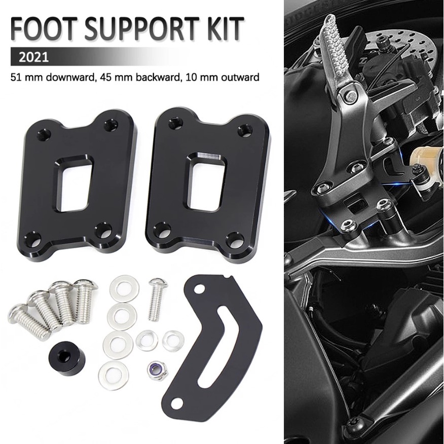 Bộ Bàn Đạp Để Chân Giảm Đinh Cho Xe YAMAHA MT09 MT-09 2021 2022