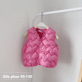 Áo phao gilê siêu kute cho bé