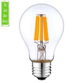 Bóng đèn trang trí Edison A60 bóng 4w 8w ánh sáng vàng nắng