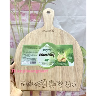 Thớt gỗ hình quạt chopchop 01581 in hoạ tiết độc đáo gỗ đức thành
