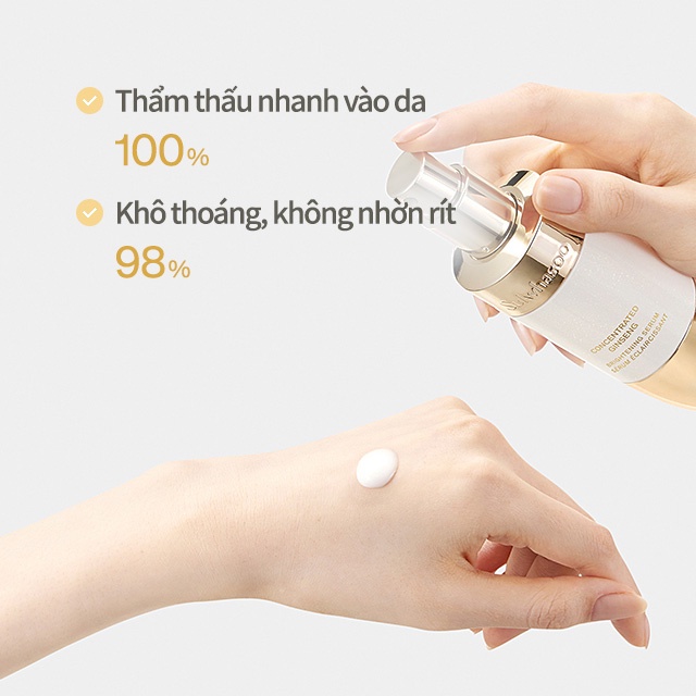 Tinh chất dưỡng trắng da chống lão hoá từ nhân sâm Sulwhasoo Concentrated Gingseng Brightening Serum 8ml