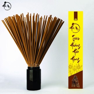 Nhang trầm hương Thiên Hương, hương trầm sạch, nhang trầm cao cấp dài 43cm thắp gia tiên 100% không hóa chất