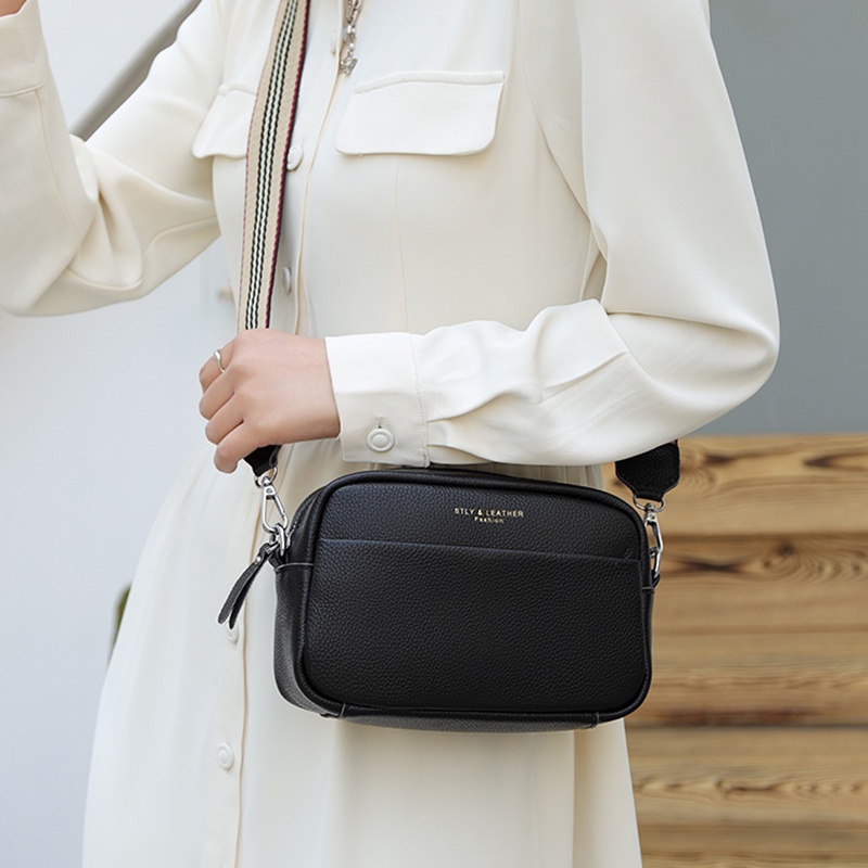 Túi Đeo Chéo Da Bò Phong Cách retro Thời Trang Cho Nữ