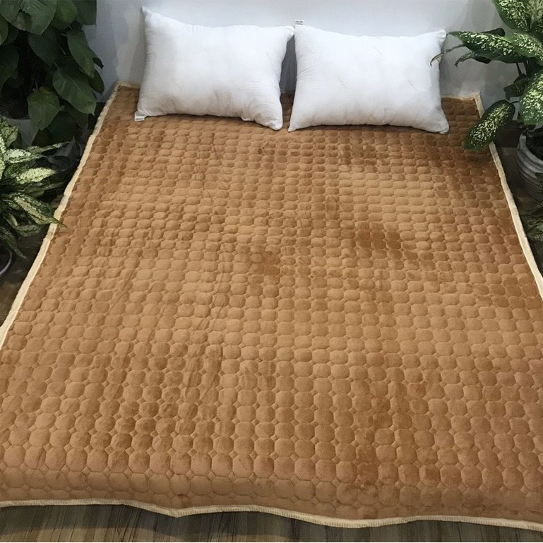 (Gì cũng rẻ)  Thảm lông cừu trải giường hoặc sàn 3 lớp Nguyệt Ánh mẫu Hươu xanh đủ mọi kích thước m2 m6 m8 2m2