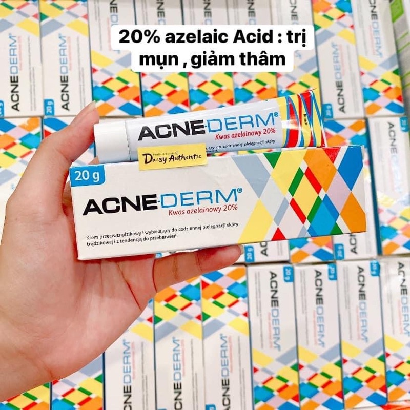 Kem Giảm Mụn Acne Derm 20% Azelaic Acid 20g