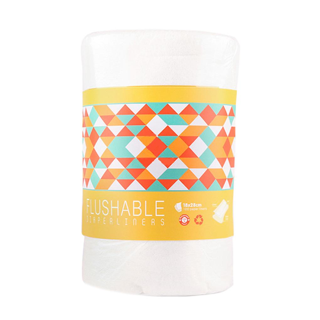 Cuộn 100 Tã Lót Bằng Sợi Tre Mềm Mại Dùng Một Lần