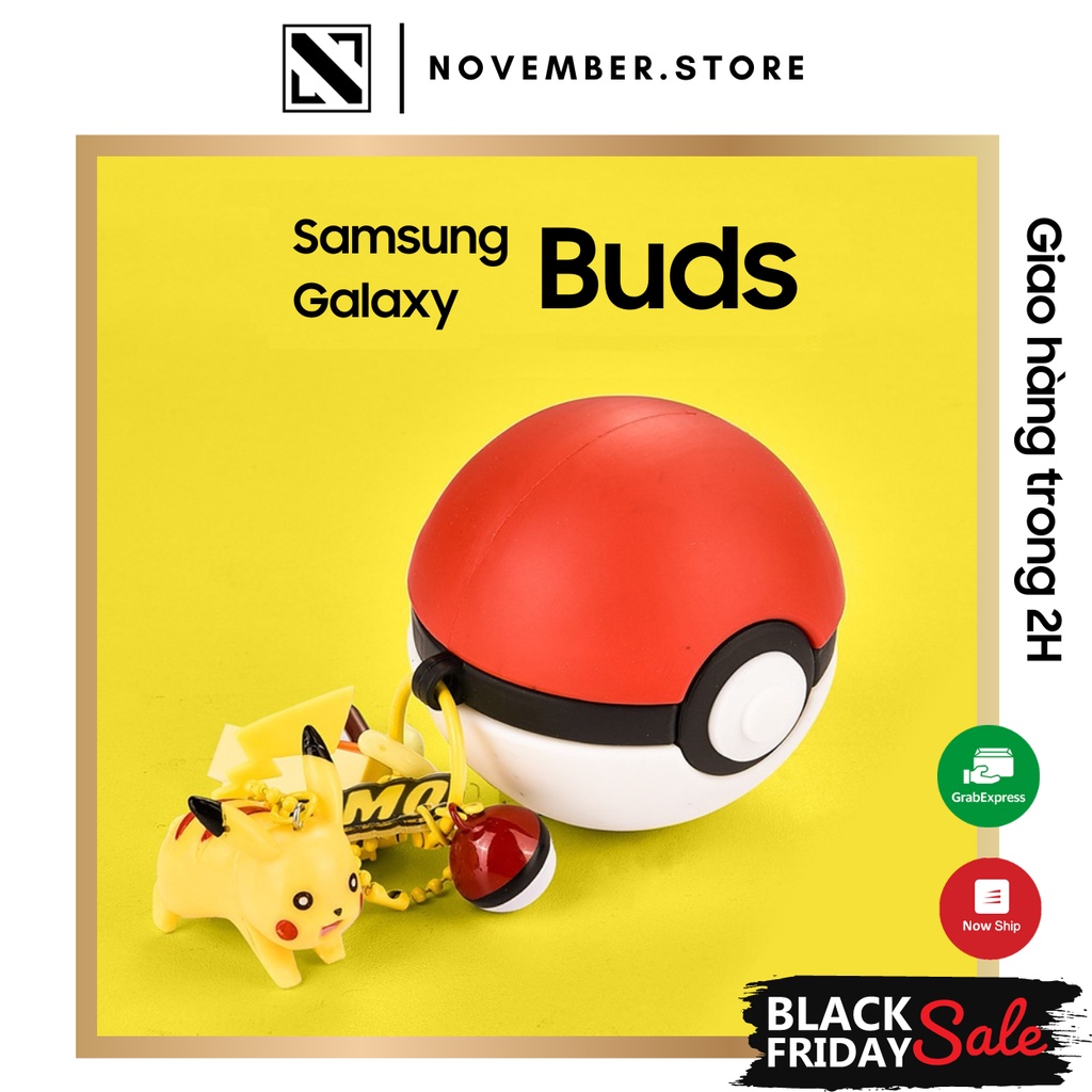 Ốp case cho Galaxy Buds2 Pro / Buds 2 / Buds Pro / Buds Live hình Poke