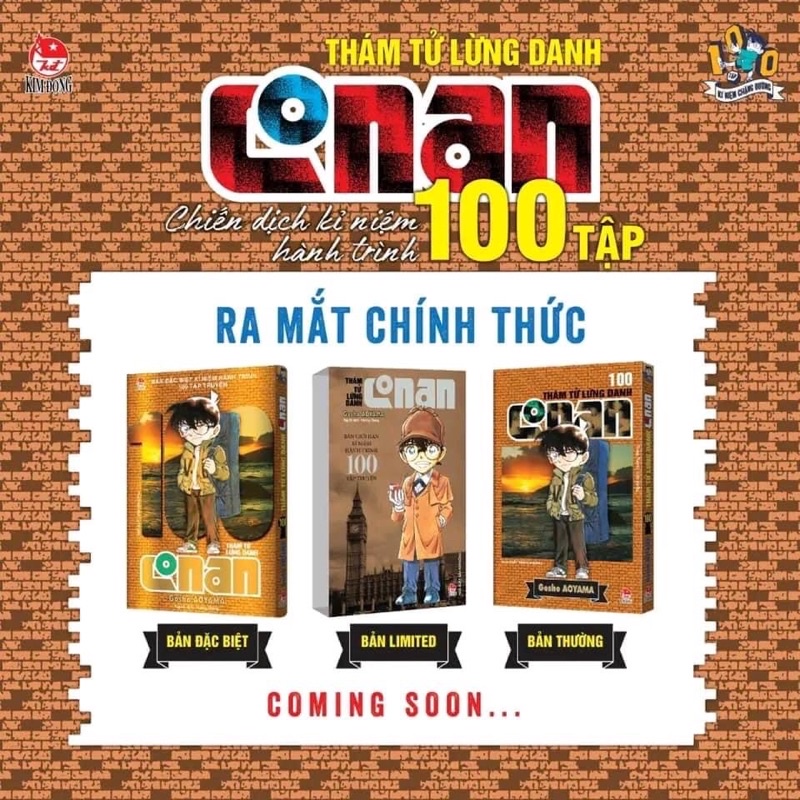 Truyện Tranh - Thám Tử Lừng Danh Conan Tập 100 LIMITED