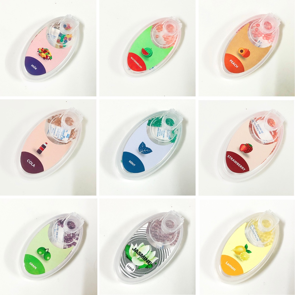 100 Hạt khử mùi làm thơm khẩu trang hương hoa quả hiệu quả nội địa Trung