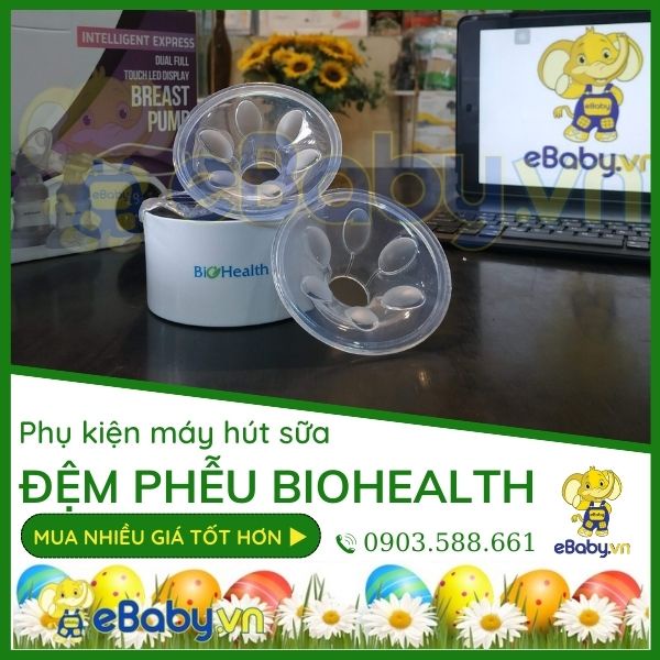 Đệm phễu massage Biohealth - Phễu silicon massage dùng cho máy hút sữa Biohealth ĐƠN_ĐÔI - Mua nhiều giá rẻ