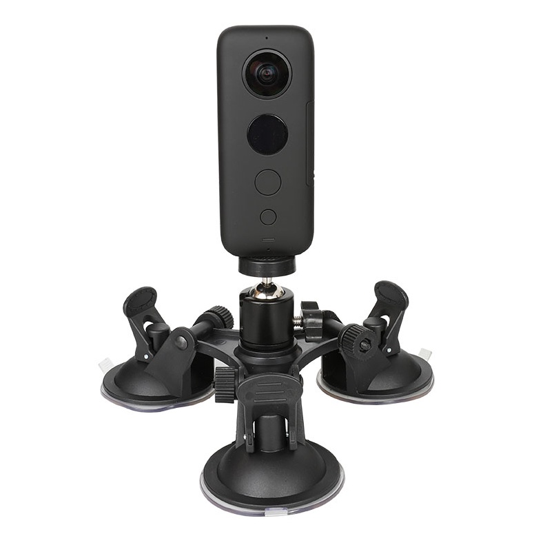 Chân máy & vít gắn cốc hút ba cho Insta360 Go Ultra / X5 / X4 / X3 / Go 3s / X 4 / ONE X 2 / DJI Act