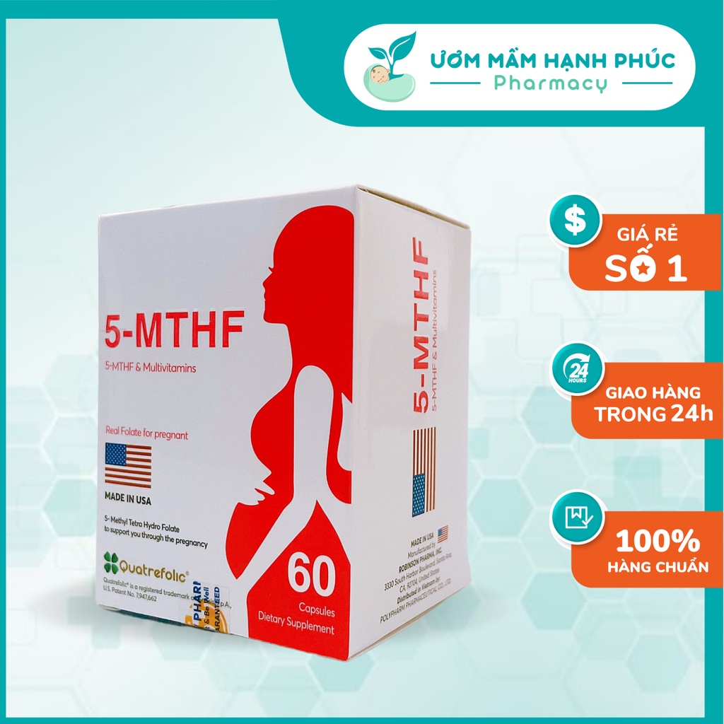 5-MTHF Chống dị tật thai nhi và giảm nguy cơ sảy thai, giảm nguy cơ sinh non