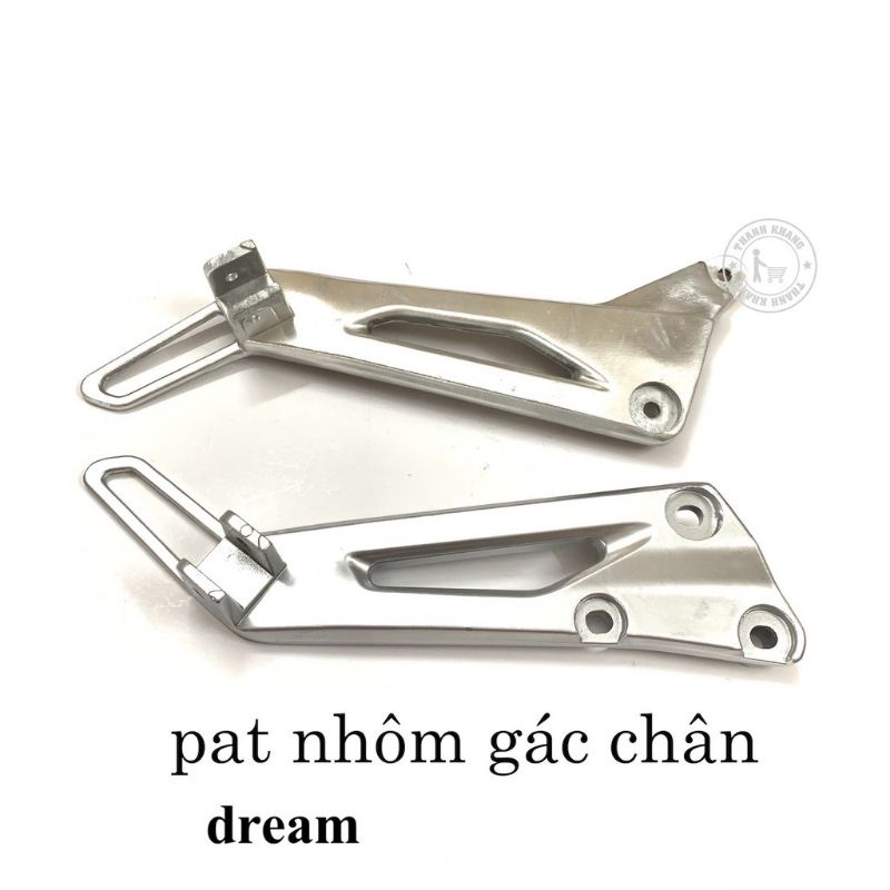 Pat Nhôm Gác Chân Sau Xe Máy Dream Wave Hàng chuẩn đẹp