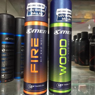 [MẪU MỚI] Xịt Khử Mùi X-Men Wood, Fire (150ml) Có 2 loại cho khách chọn nhé