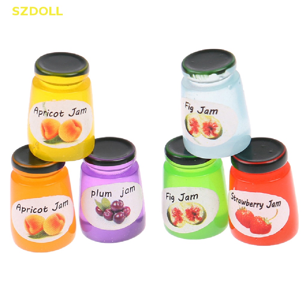 Set 5 Mô Hình Thức Ăn Mini Trang Trí Nhà Búp Bê Tỉ Lệ 1: 12