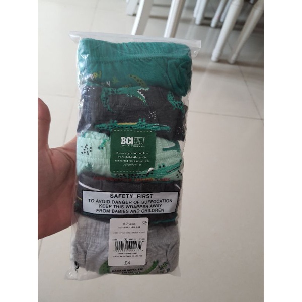 Set 5 quần chip chính hãng George