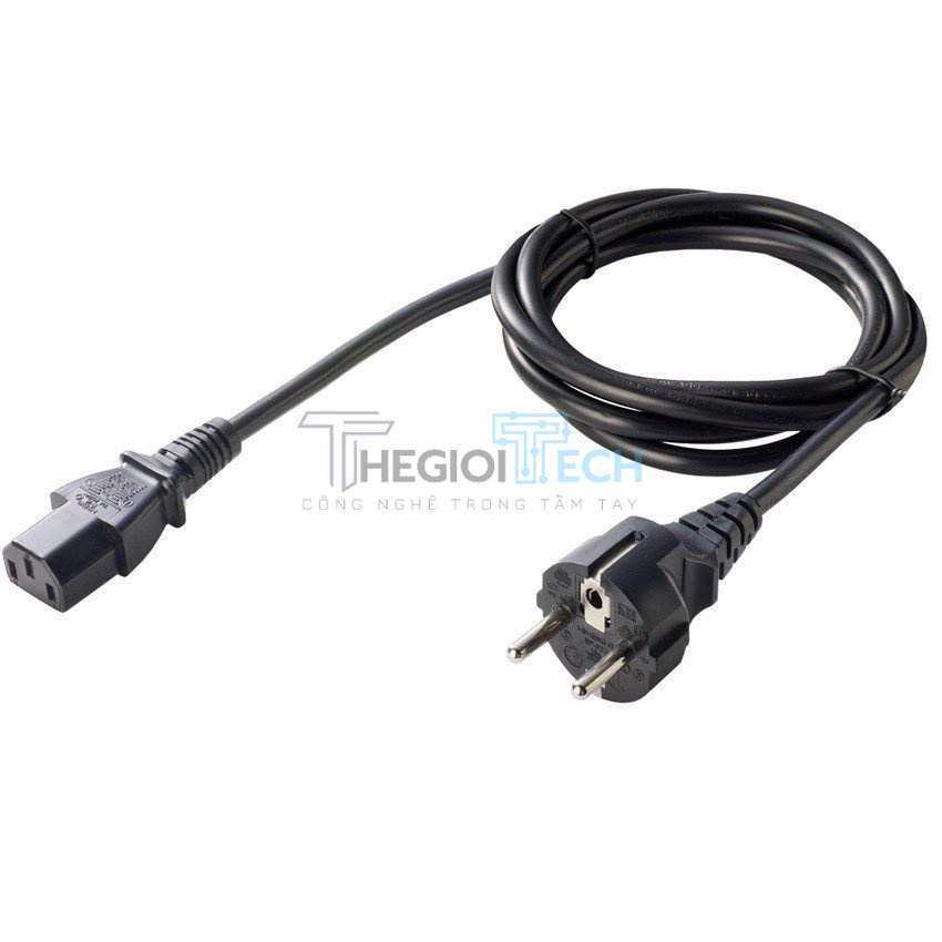 Dây nguồn PC , dây nguồn máy tính , máy in... - Xám-Tốt