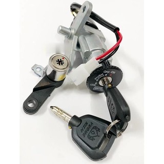Bộ ổ khoá xe exciter 135 2005->2010 chìa 6 / 8 cạnh chống trộm vương niệm
