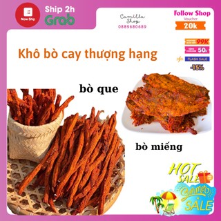 Khô bò cay nồng thơm ngon và khô bò que thượng hạng