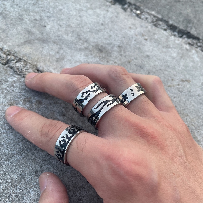 Nhẫn Đeo Tay Phong Cách Punk Cá Tính Cho Nam