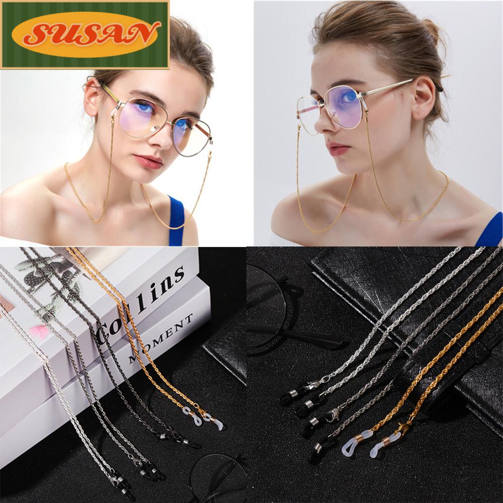 SUSANS Thời trang Kính kim loại Chuỗi mắt Kính Dây buộc Chống trượt Phụ nữ Cổ điển Đàn ông Mới