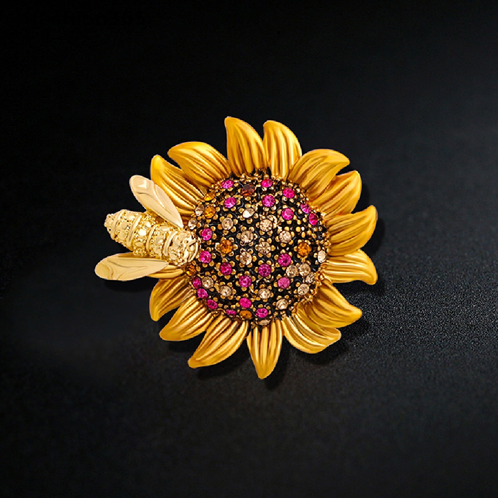 Ghim Cài Áo Hình Hoa Hướng Dương Đính Đá Thời Trang Cho Nam Và Nữ ifashion365