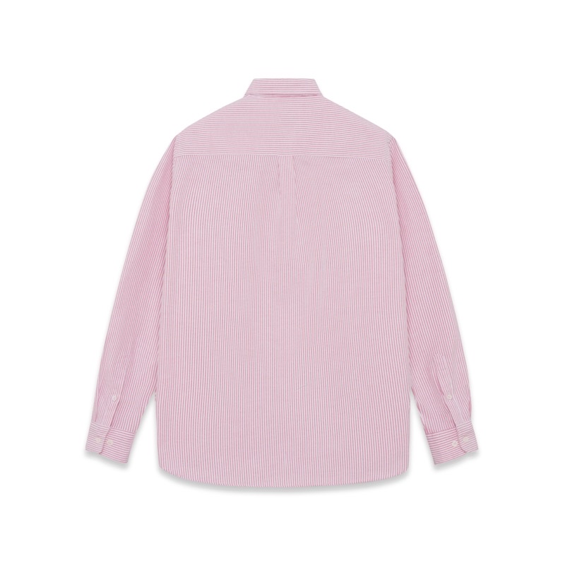 Áo sơ mi Silencestandard Premium Oxford Shirt Logo S thêu/ kẻ đỏ | BigBuy360 - bigbuy360.vn