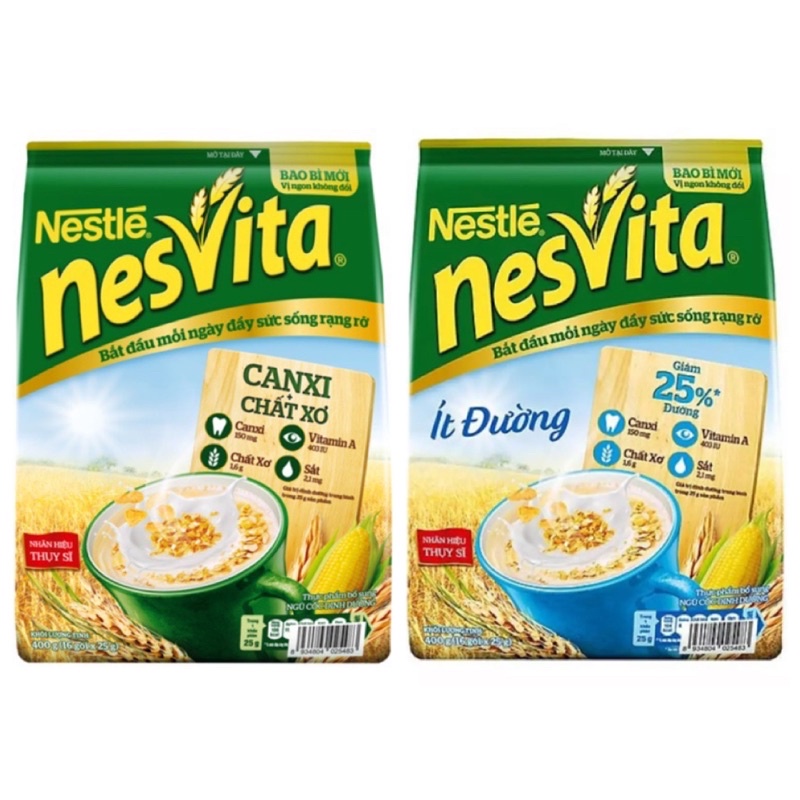 Ngũ Cốc Nestle NesVita 400g (16 gói x 25g)