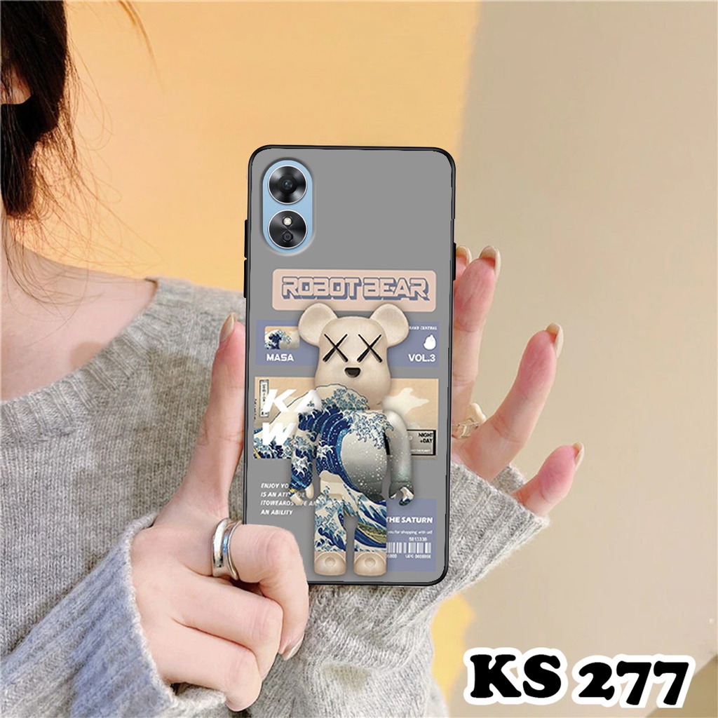 Ốp lưng Oppo A17 - A17k in hình Gấu B.Ŗİ.ÇK - Chất liệu TPU cao cấp