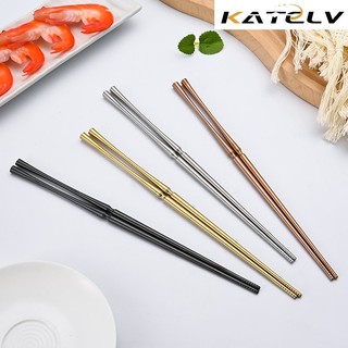 Đôi đũa inox 304 katelv cao cấp chống trượt
