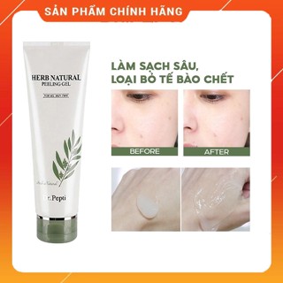 Tẩy Tế Bào Chết Dạng Gel Chiết Xuất Thảo Dược Dr Pepti Herb Natural Peeling Gel Hàn Quốc Chai 130ml