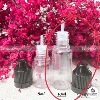 Lọ Nhựa Triết Mực 10ML, 5ML