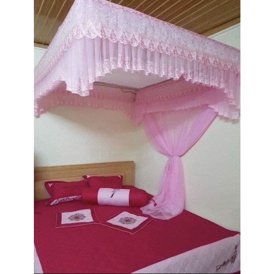 Màn - Mùng Khung Vuông | Màn tuyn ren lạnh cao cấp loại 1 Anh Thư