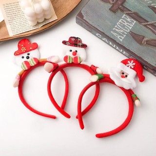 Bờm Noel Ngộ Nghĩnh Đỏ/Nâu Vải Nhung