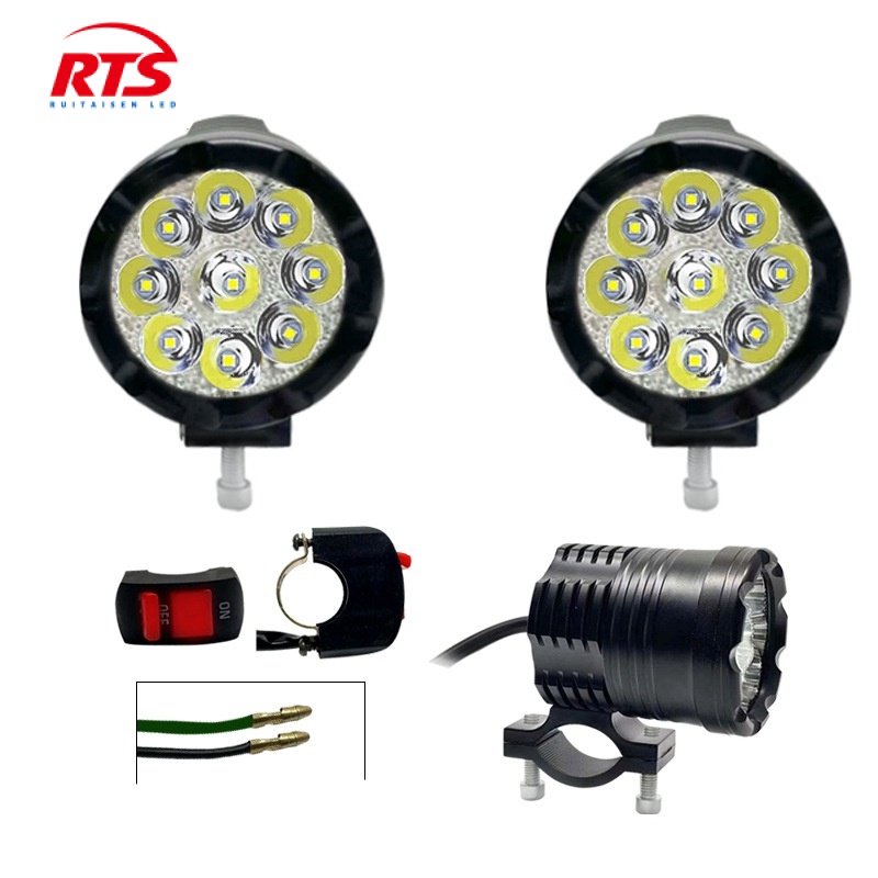 Đèn led 9 Bóng L9X 90W Siêu Sáng Chất Lượng Cao Cho Xe Máy